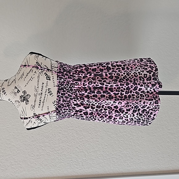 Juniors - Animal Print Tankini Top - Picture 3 of 7